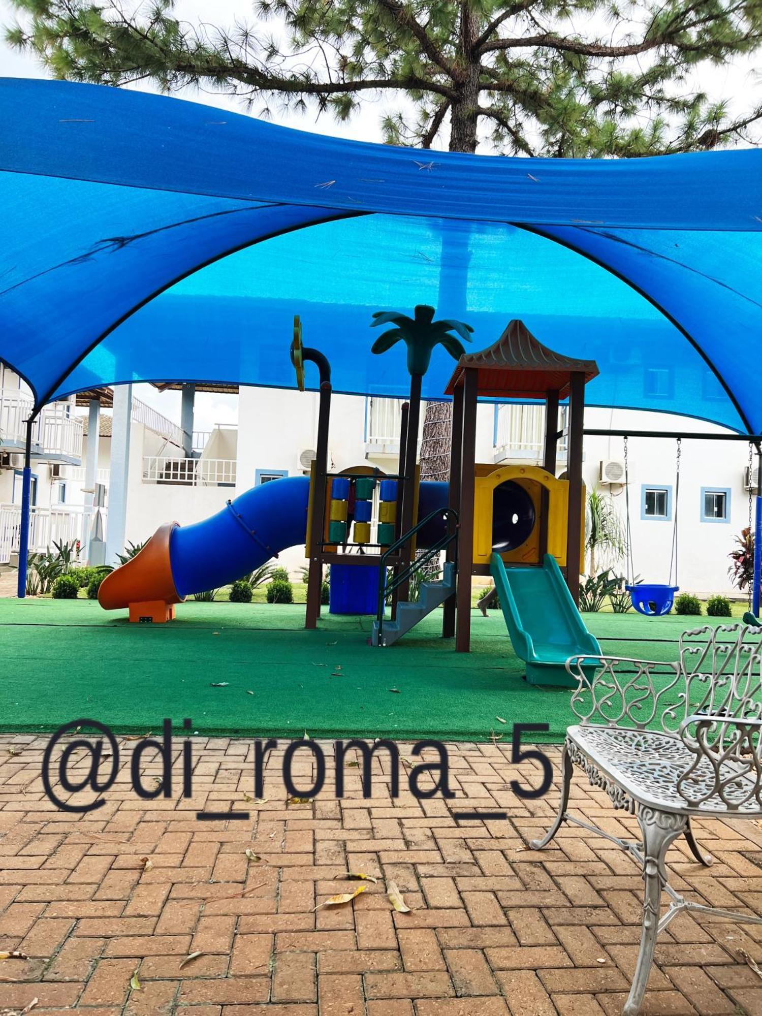 Apto Completo Com Parque Aquatico 24 Horas Lacqua Diroma Caldas Novas Exterior foto